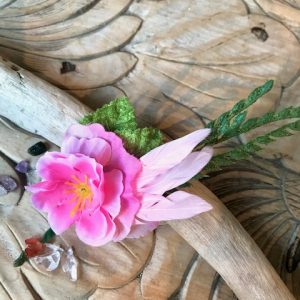 Spotted Feather Spirit Hair Clip